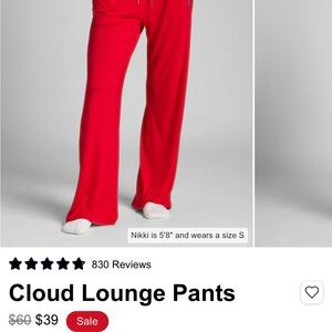 Vibrant Red Women's Lounge Pants